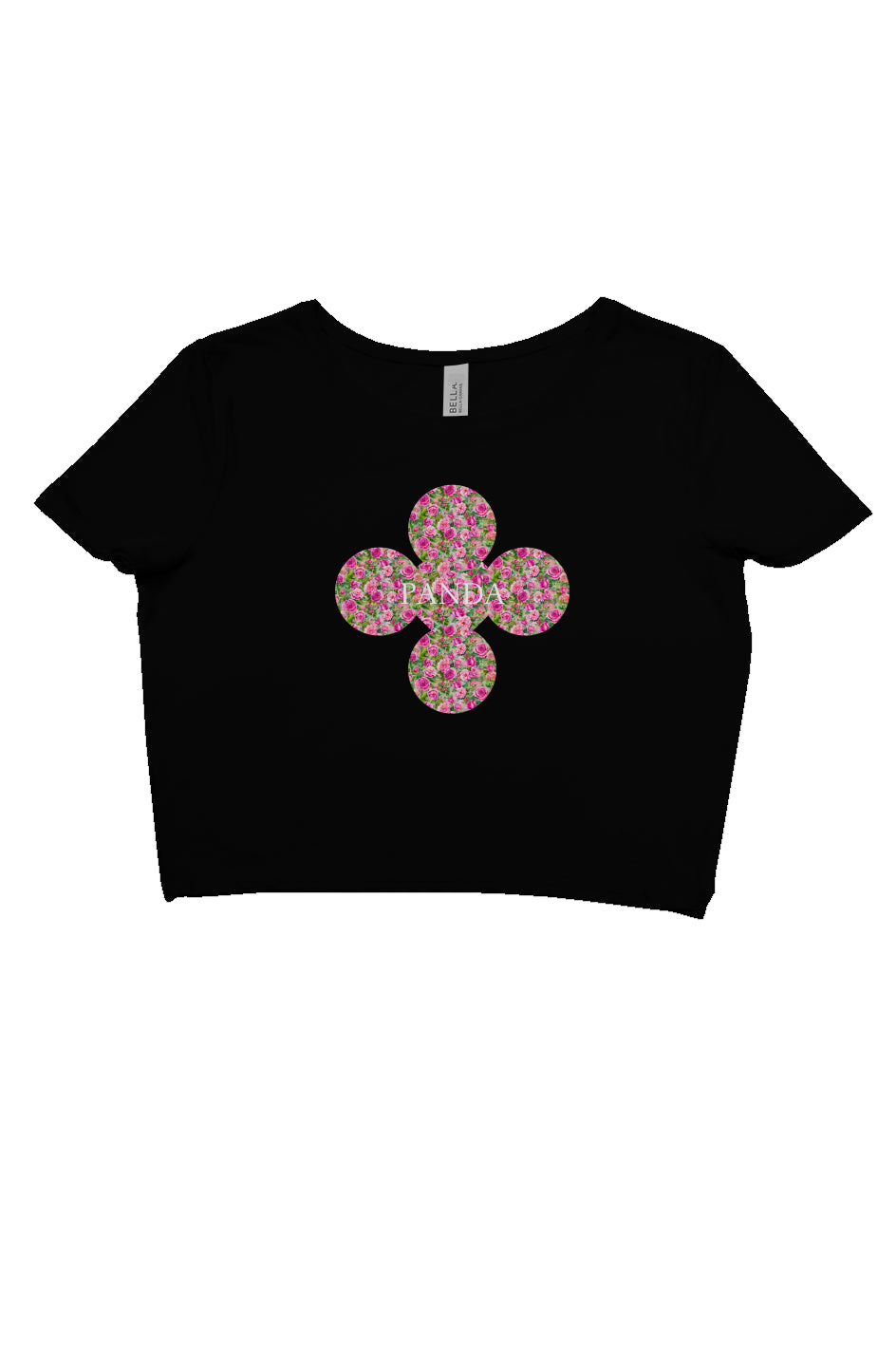Panda Wildflowers crop tee 6681