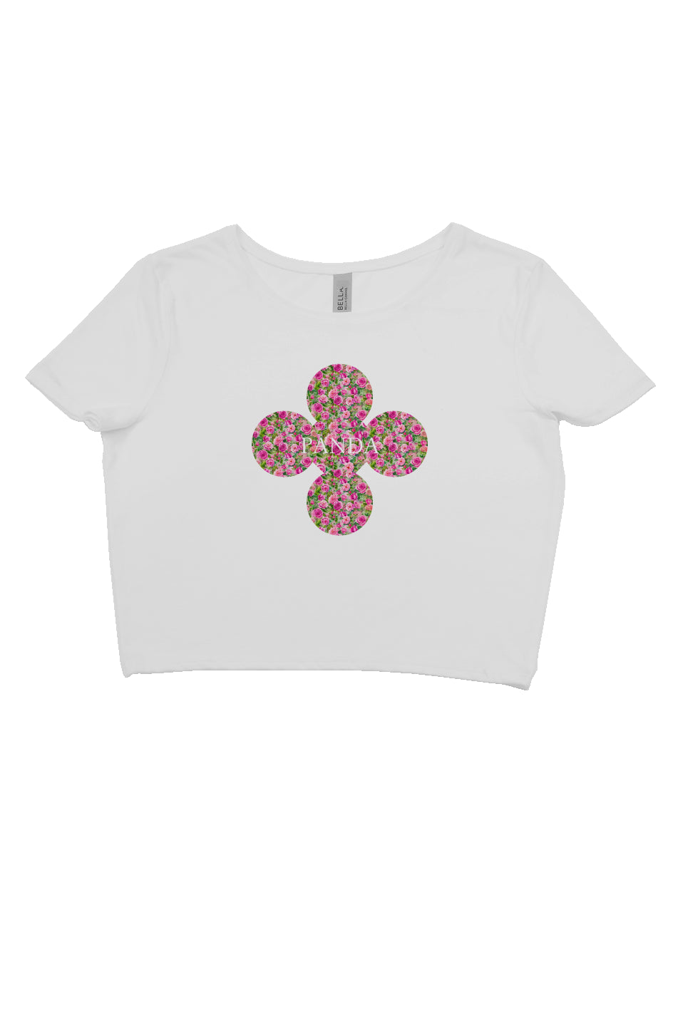 Panda Wildflowers crop tee 6681