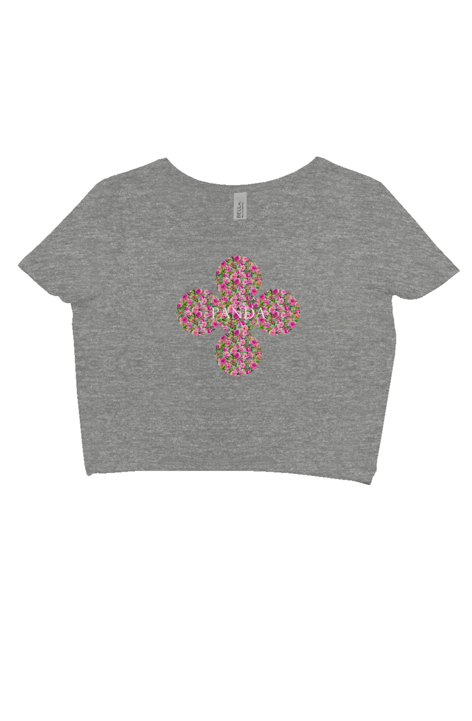 Panda Wildflowers crop tee 6681