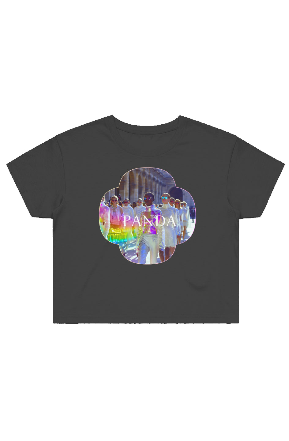 Hues of Harmony Crop Top Tee 4062
