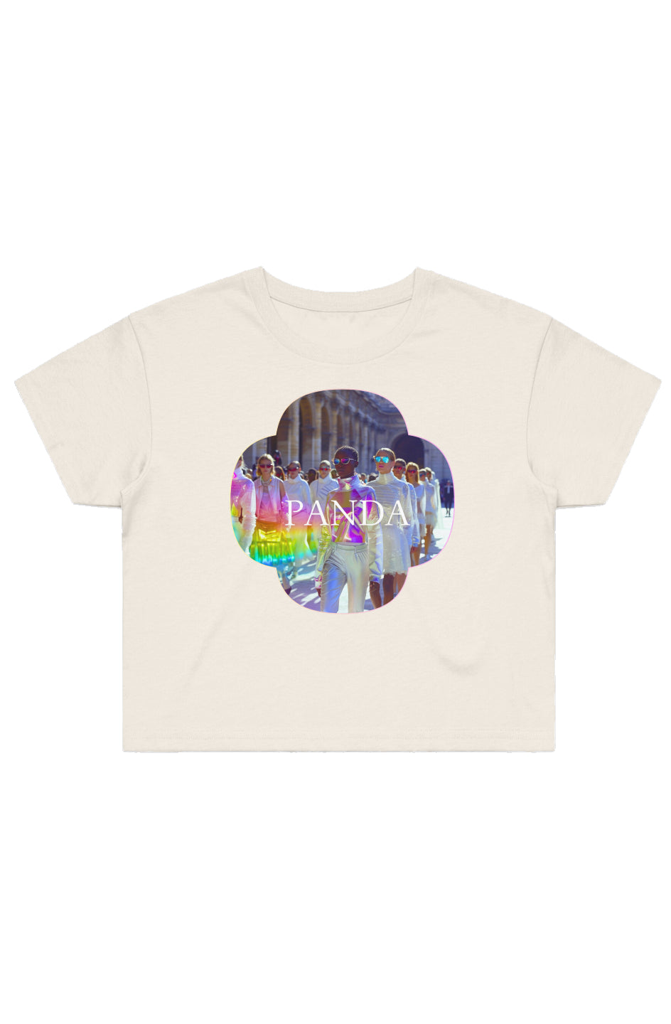 Hues of Harmony Crop Top Tee 4062