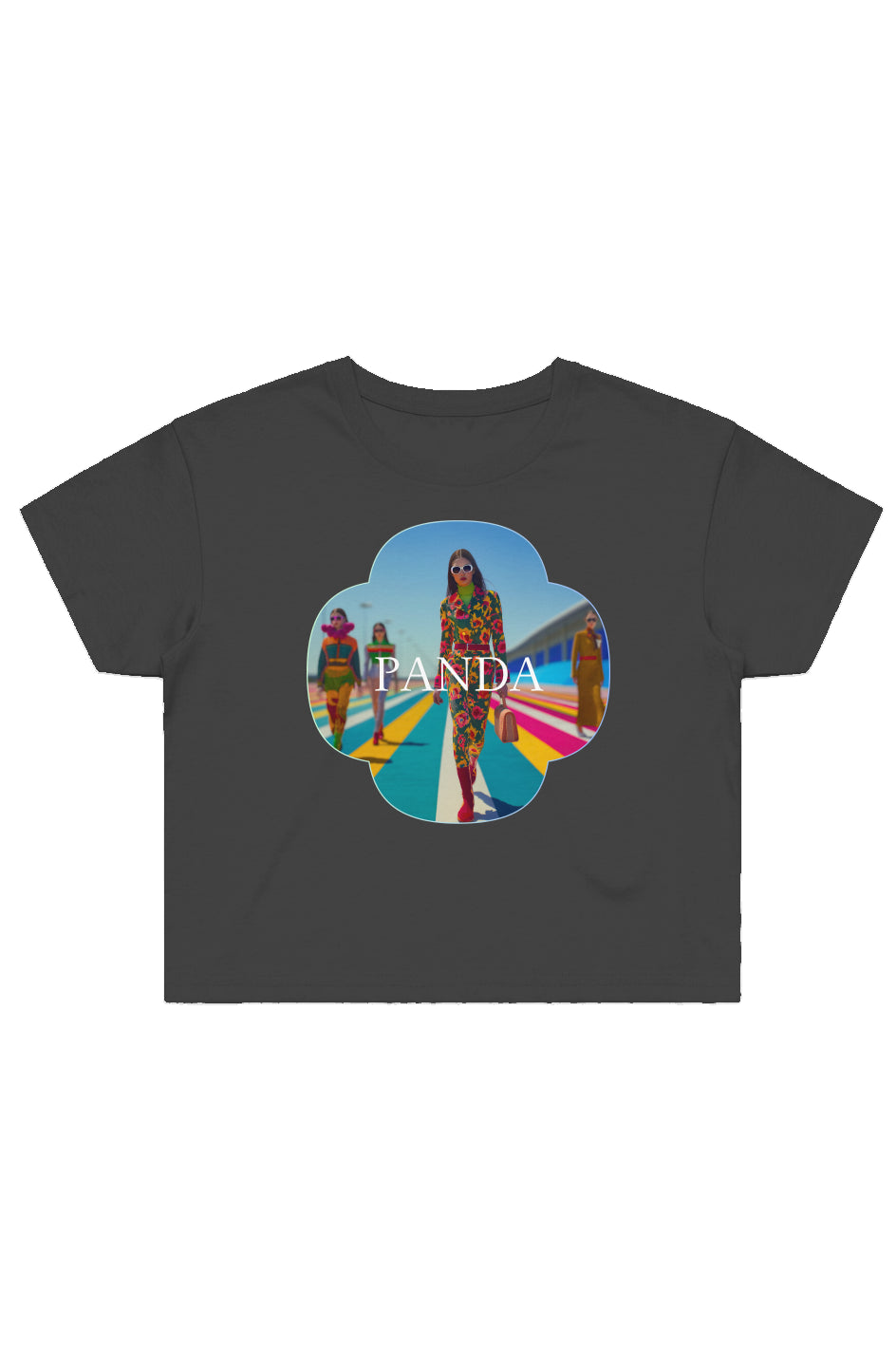 Posh Perfection Crop Top Tee 4062
