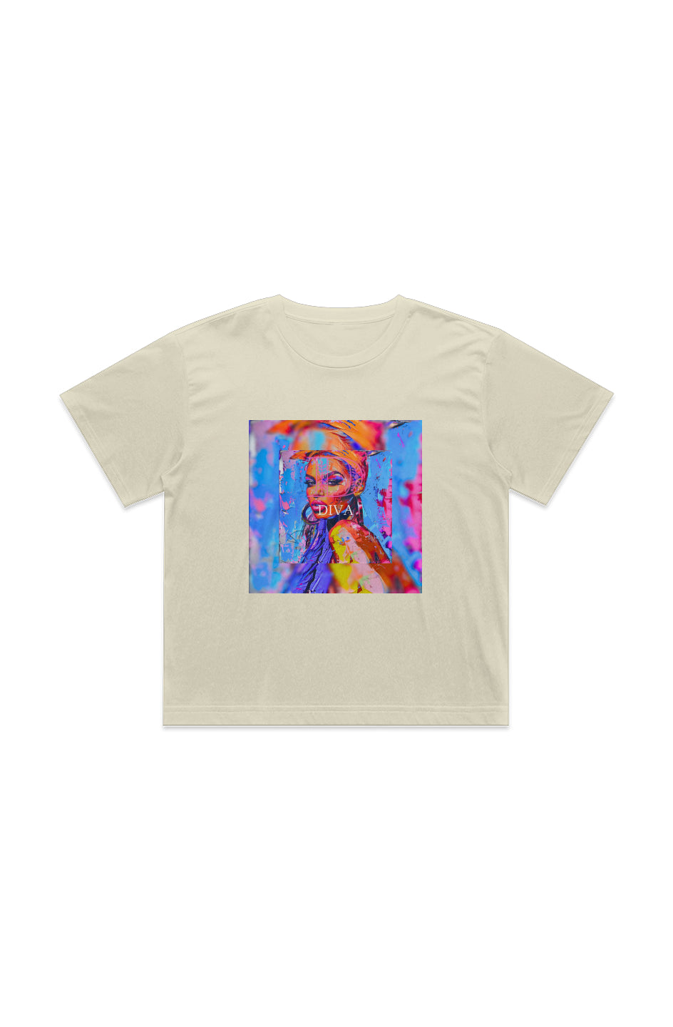 Diva Maria Women's Martina Crop Top Tee 4093