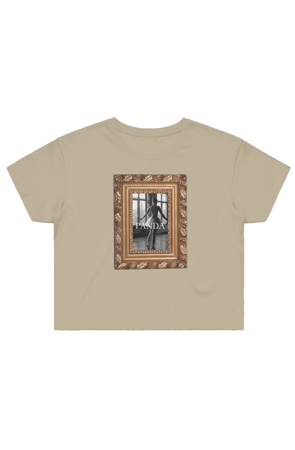 Ballet Panda Crop Top Tee 4062