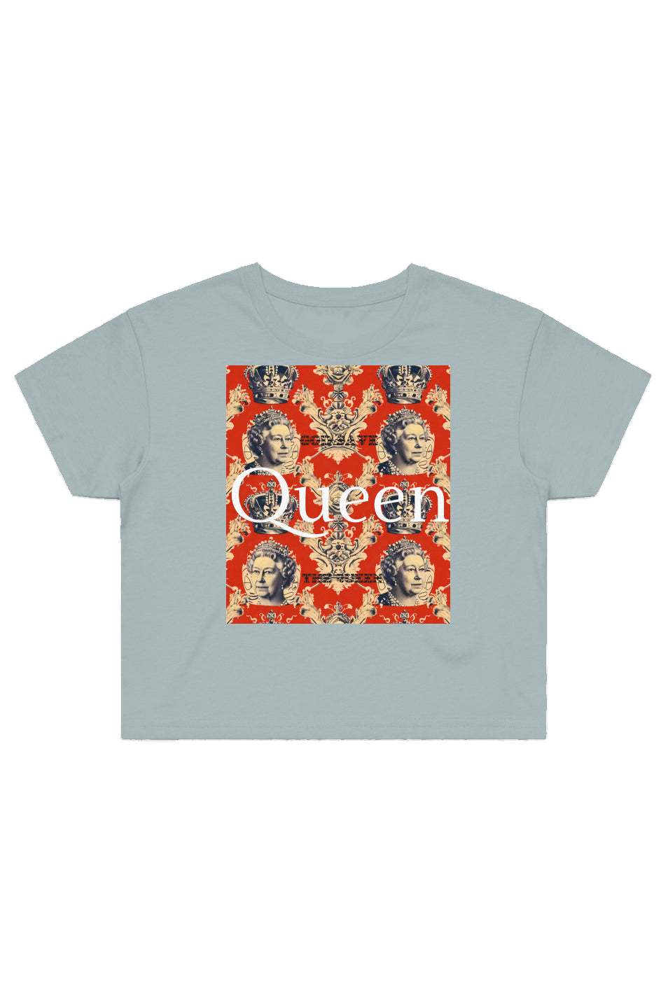 Queen of England Crop T-Shirt 4062