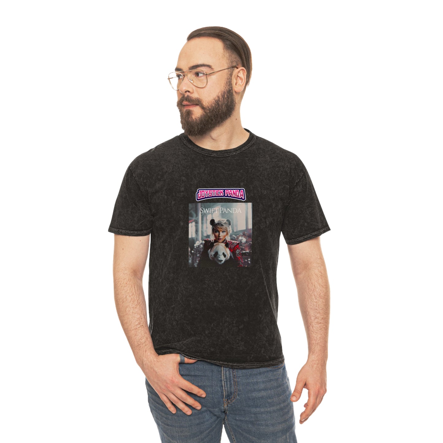 Swift Panda Stonewashed Tee Shirt