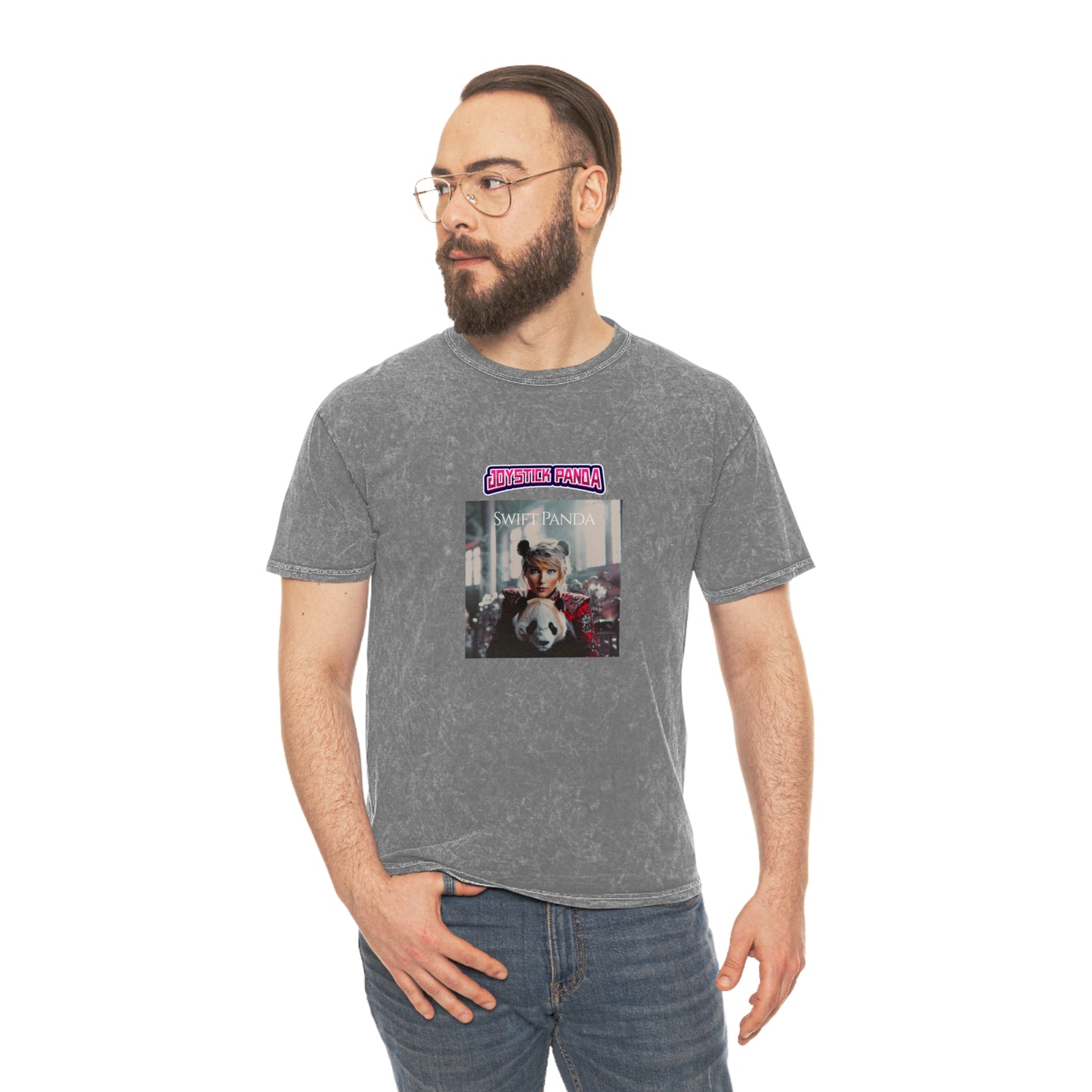 Swift Panda Stonewashed Tee Shirt