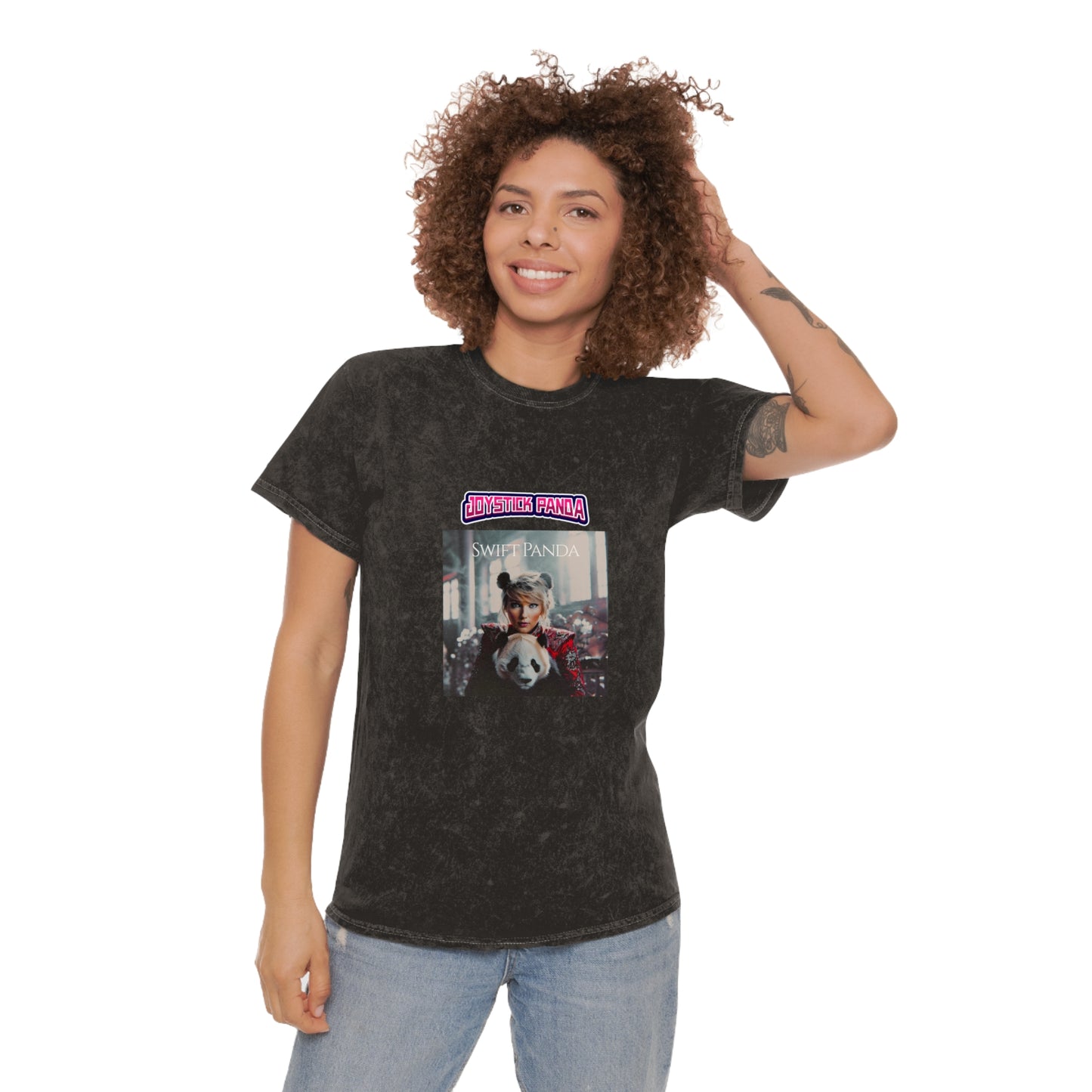 Swift Panda Stonewashed Tee Shirt