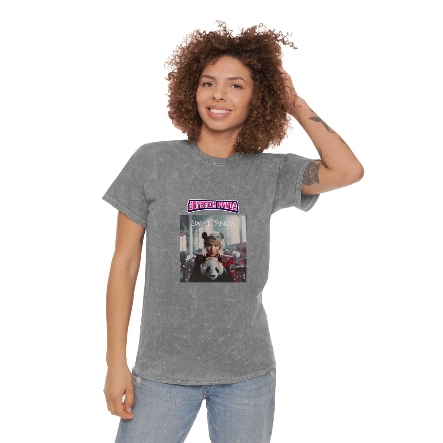 Swift Panda Stonewashed Tee Shirt