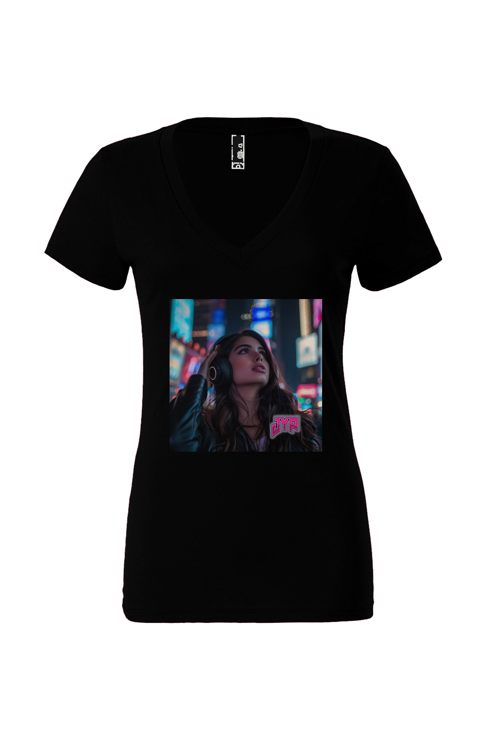 Women’s Jersey Deep V-Neck Tee