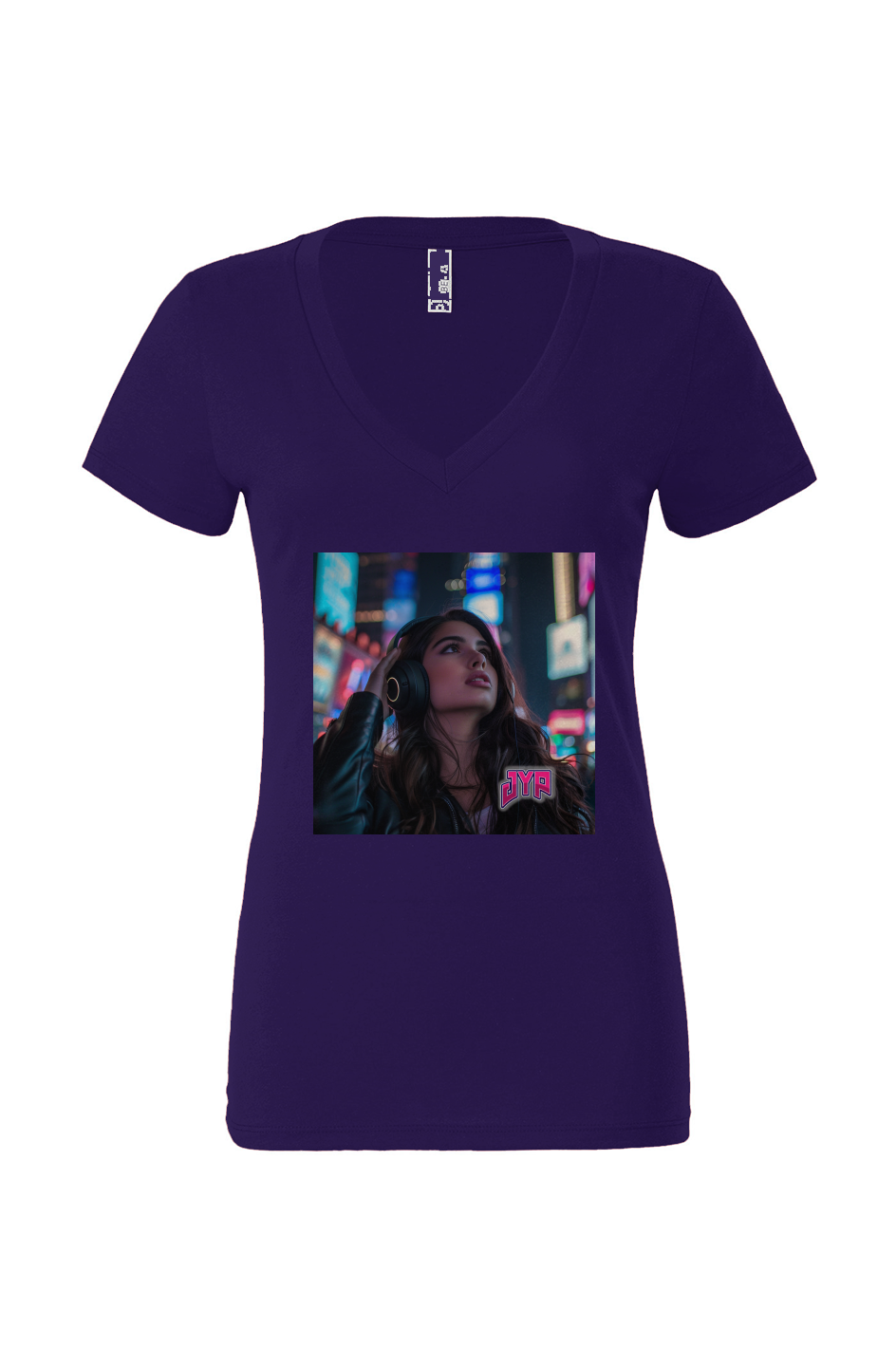 Women’s Jersey Deep V-Neck Tee