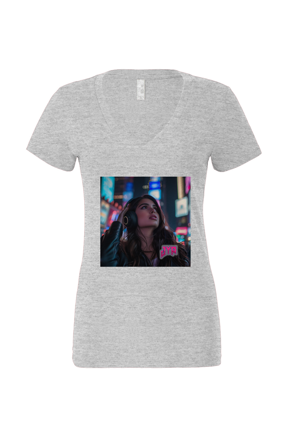 Women’s Jersey Deep V-Neck Tee